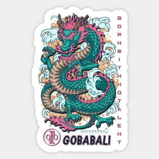 Green Dragon Sticker